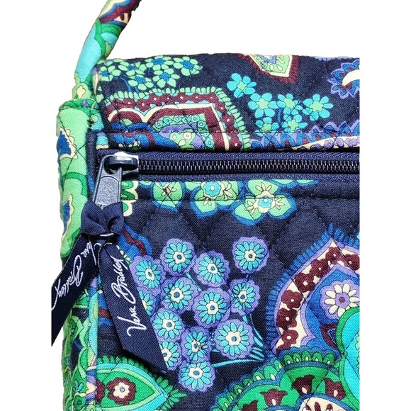 Vera Bradley Blue Rhapsody Print 2009 Retired Paisley Purse Vintage Designer - Picture 4 of 6